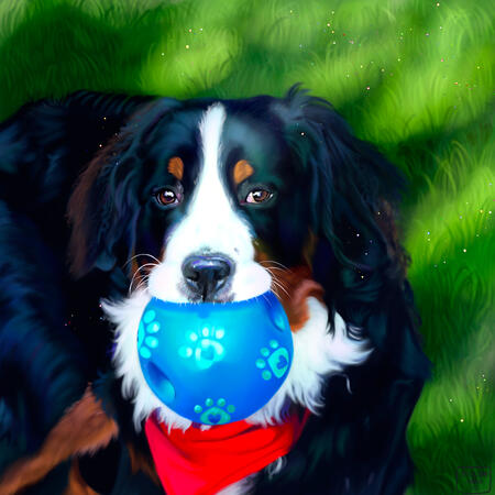 Digital | Pet Portrait | Simple Background